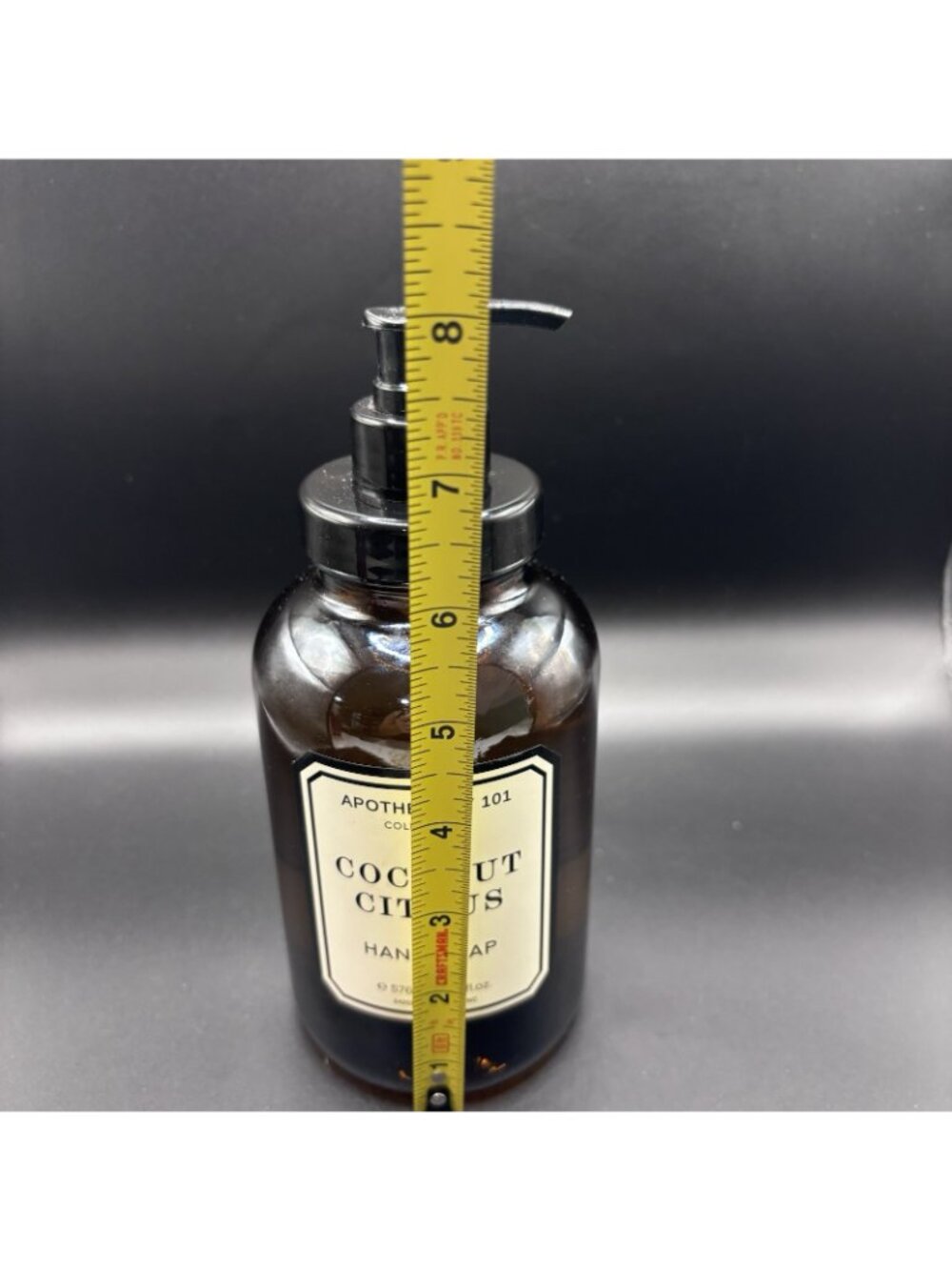 Apothecary 101 Collections Hand Wash Coconut Citrus 20 fl oz Dark Glass Bottle - Picture 15 of 16